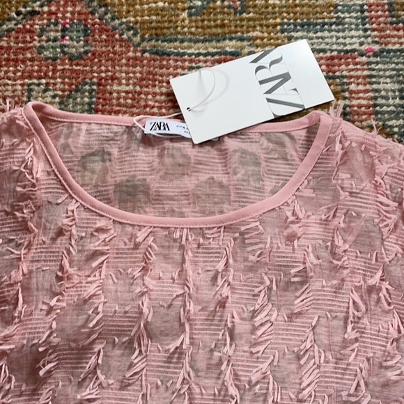 ZARA NWT blouse textured - Picture 5 of 9